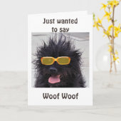 **丘の向こう**右角のユーのまわりにモア カード (黄色い花)