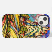 丘の城の幻想 + 君の名は iPhoneケース (裏面横)