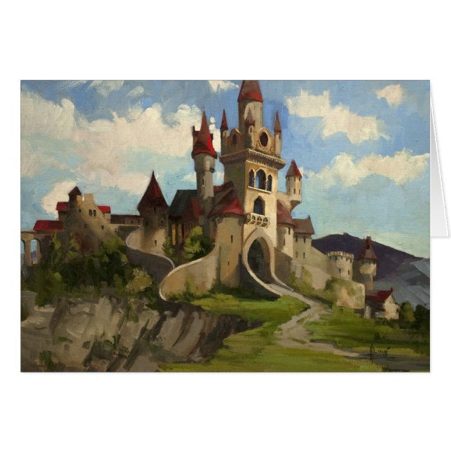 丘の城 (正面横)