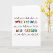 丘の変わり者に カード (黄色い花)