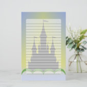 丘の明るい空の昼間の夢みるような城 便箋 (スタンド正面)