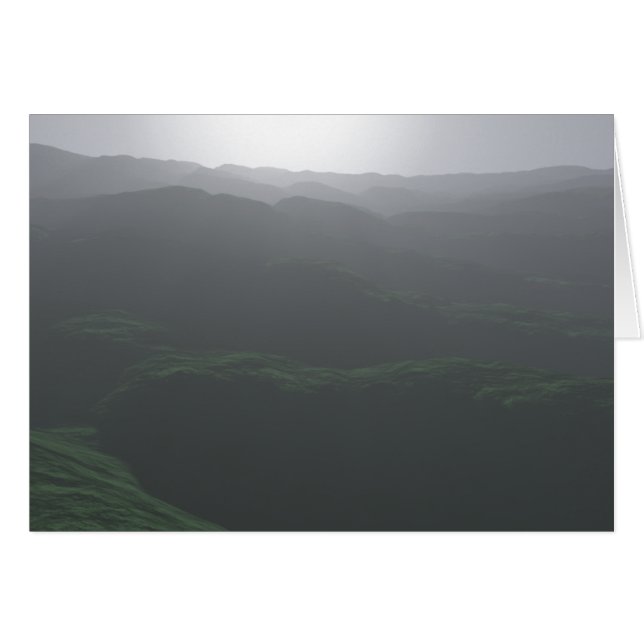 丘の淡い色のな眺め (正面横)