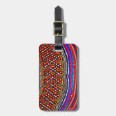 丘の種族の織物 ラゲッジタグ (正面縦)