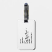 丘の種族の織物 ラゲッジタグ (裏面縦)