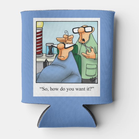 丘の笑わされる上のユーモアクーラーボックスギフト 缶クーラー (正面)