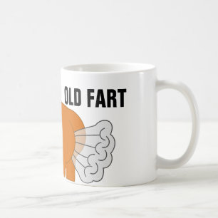 -丘の誕生日のコーヒー・マグにおもしろいな古い屁 コーヒーマグカップ