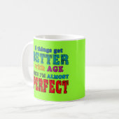 丘の誕生日のユーモアに コーヒーマグカップ (正面左)