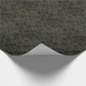 丘の誕生日のユーモア上のスカル ラッピングペーパー (角)