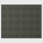 丘の誕生日のユーモア上のスカル ラッピングペーパー (フラット)