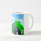 丘の道、マグ コーヒーマグカップ (正面右)