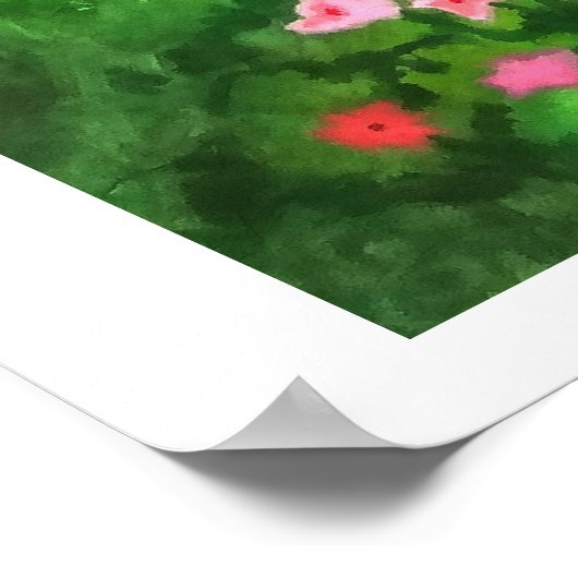 丘の開花 ポスター (角)