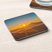 丘の間の日の出 コースター (左側)