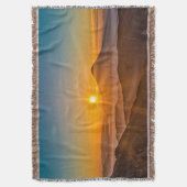 丘の間の日の出 スローブランケット (正面縦)