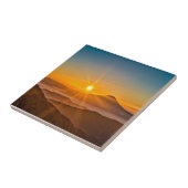 丘の間の日の出 タイル (側面)