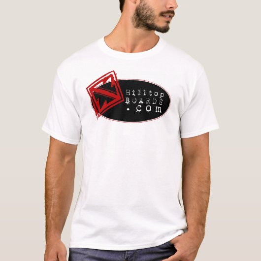 丘の頂上はTシャツ#2に乗ります Tシャツ (正面)