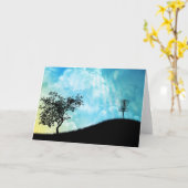 丘の2番かご カード (黄色い花)