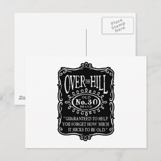 丘の30歳の誕生日 ポストカード (正面/裏面)