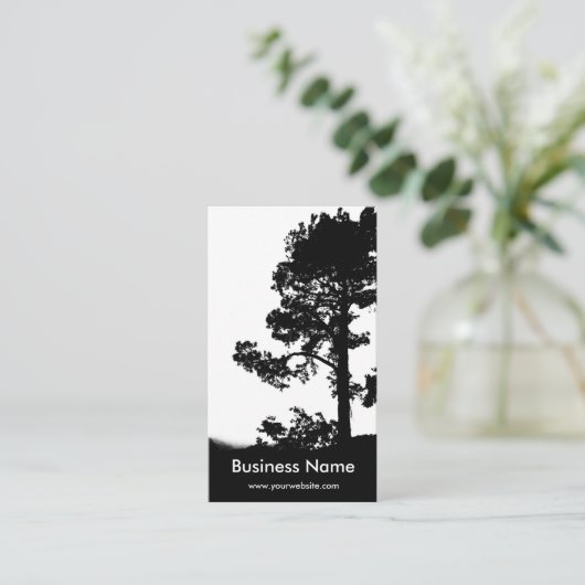 丘またはスピリチュアルの強さの©上の木 名刺 (スタンド正面)