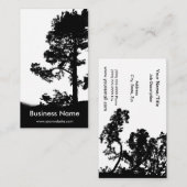 丘またはスピリチュアルの強さの©上の木 名刺 (正面/裏面)