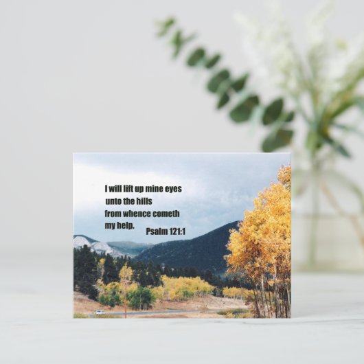 丘まで目を上げる… ポストカード (スタンド正面)