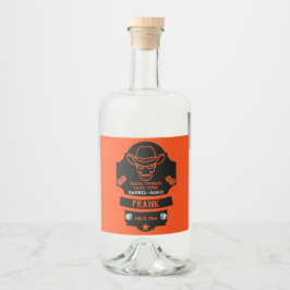 丘を越えて古くなる リキュールボトルラベル