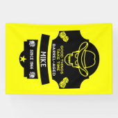 丘を越えて古くなる 横断幕 (横)