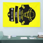 丘を越えて古くなる 横断幕 (トレードショー)