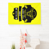 丘を越えて古くなる 横断幕 (インサイチュ)