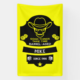 丘を越えて古くなる 横断幕