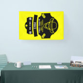 丘を越えて古くなる 横断幕 (トレードショー)