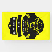 丘を越えて古くなる 横断幕 (横)