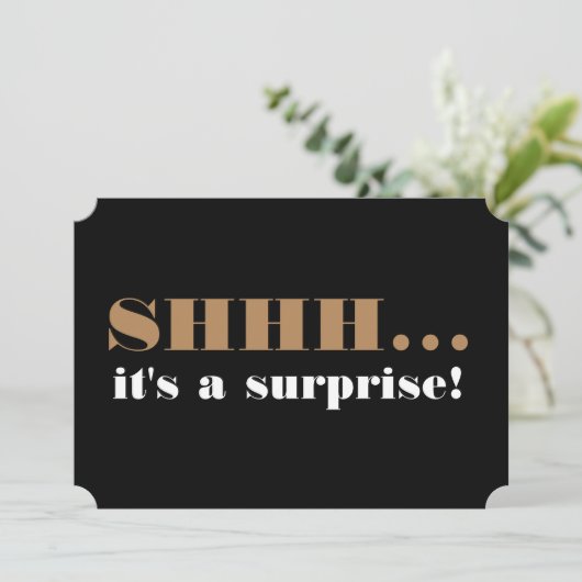 丘を越えて驚きの誕生日パーティーの招待状 招待状 (スタンド正面)