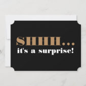 丘を越えて驚きの誕生日パーティーの招待状 招待状 (正面)