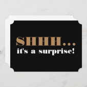 丘を越えて驚きの誕生日パーティーの招待状 招待状 (正面/裏面)