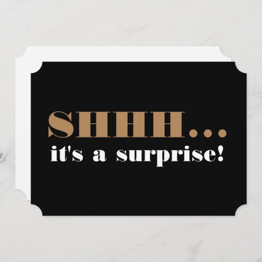 丘を越えて驚きの誕生日パーティーの招待状 招待状 (正面/裏面)