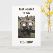 **丘を越えて**右ののまわりにユーモア カード (黄色い花)