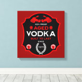 丘を越えてVodkaドリンカー キャンバスプリント (インサイチュ (ウッドフロア))