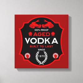 丘を越えてVodkaドリンカー キャンバスプリント