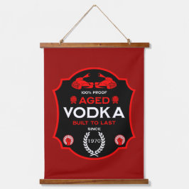 丘を越えてVodkaドリンカー 吊り下げ型タペストリー