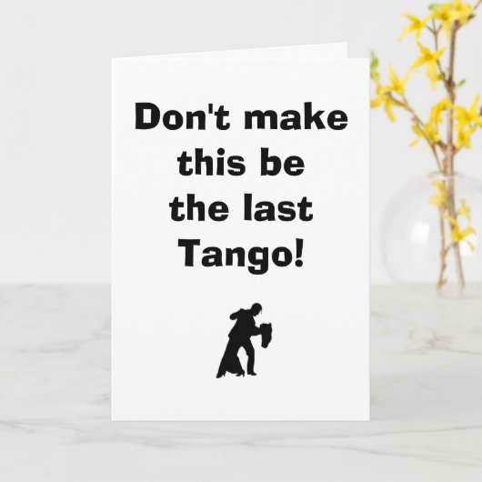 丘を踊り踊る カード (黄色い花)