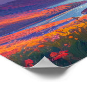 丘カラフル中谷 ポスター (角)