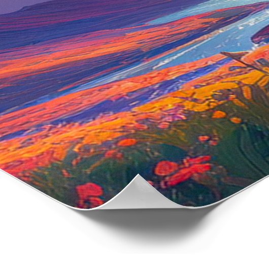 丘カラフル中谷 ポスター (角)