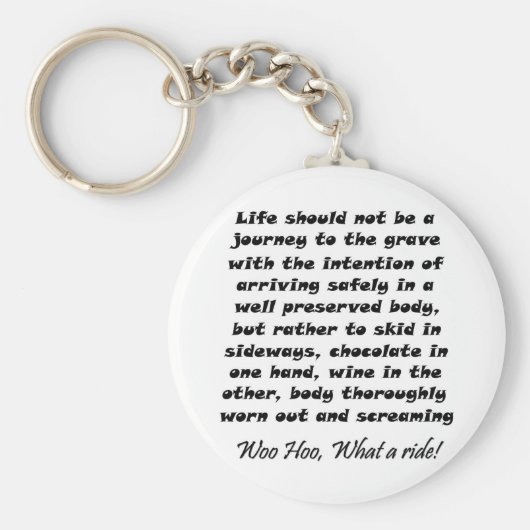 丘ユニークおもしろいの誕生日キーチェーンギフト越え キーホルダー (正面)