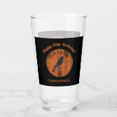 丘上の古いカラスのおもしろいな第50誕生日 タンブラーグラス (裏面)