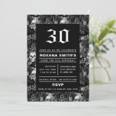 丘上の水彩画のスカルの庭 招待状 (スタンド正面)