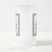 丘誕生日のケーキに フロストグラスビールジョッキ (中央)