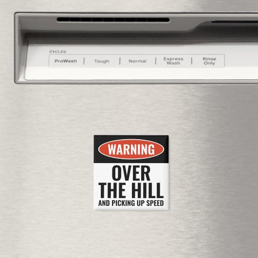 丘警告を越えてスピードを上げるおもしろい マグネット (インサイチュ (食洗機))