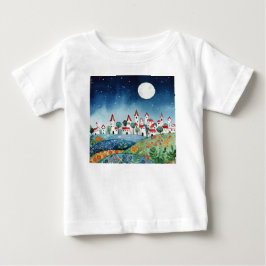丘陵の小さな町 ベビーTシャツ
