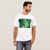 丘陵地の上のオーロラ Tシャツ (正面フル)