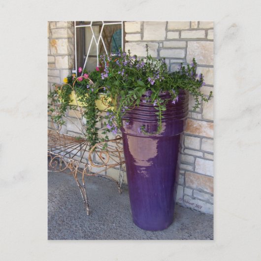 丘陵地帯の歩道 ポストカード (正面)